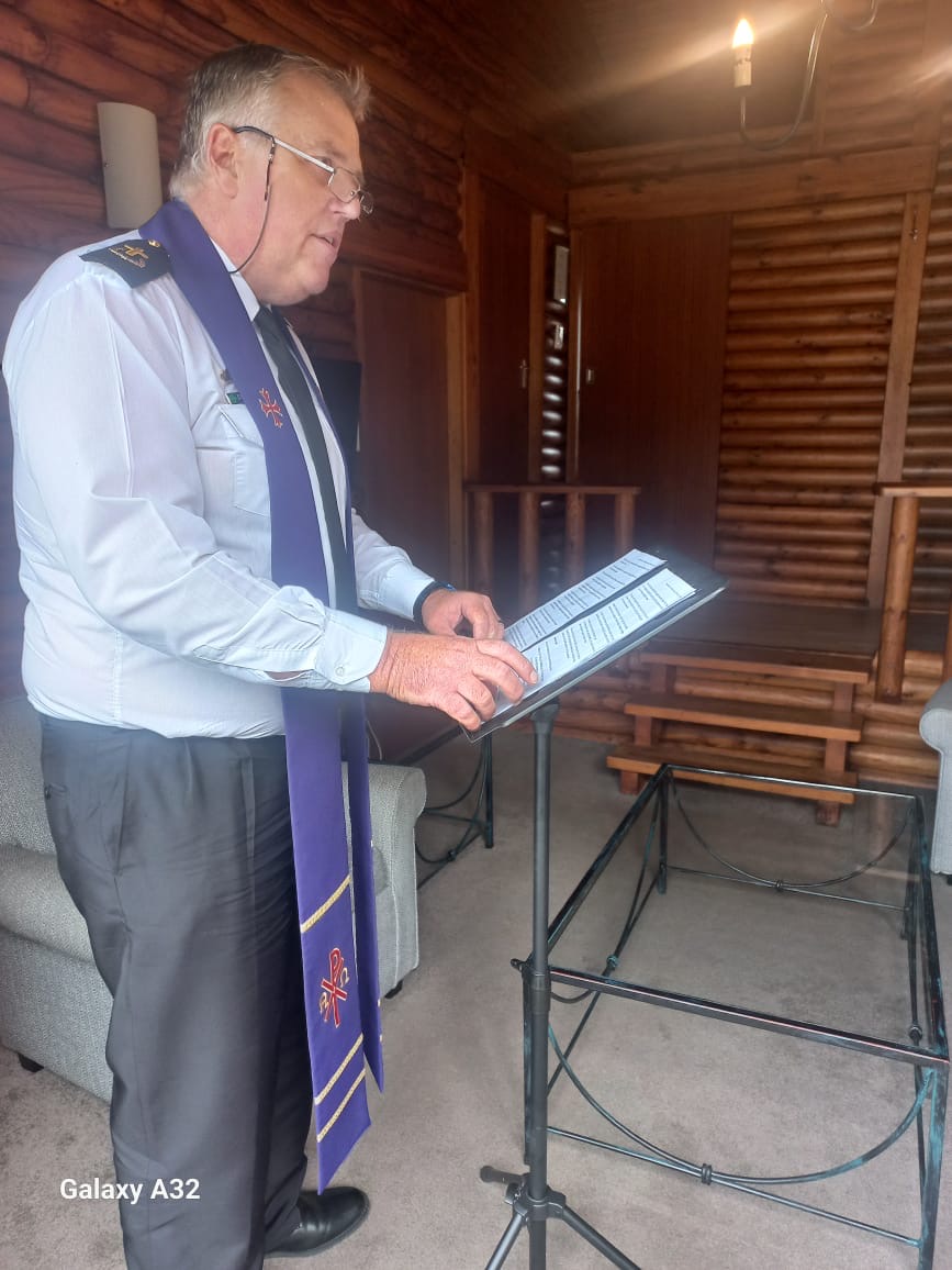 Wedding ceremony by Dr. Gerrit Rademeyer in Vrede
