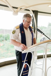 Wedding ceremony by Dr. Gerrit Rademeyer in Vrede